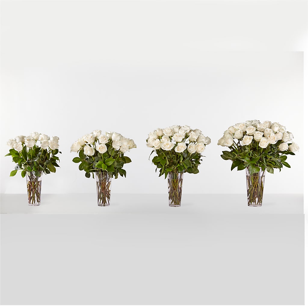 Long Stem White Rose Bouquet – Wilderness Treasures, Pickford MI