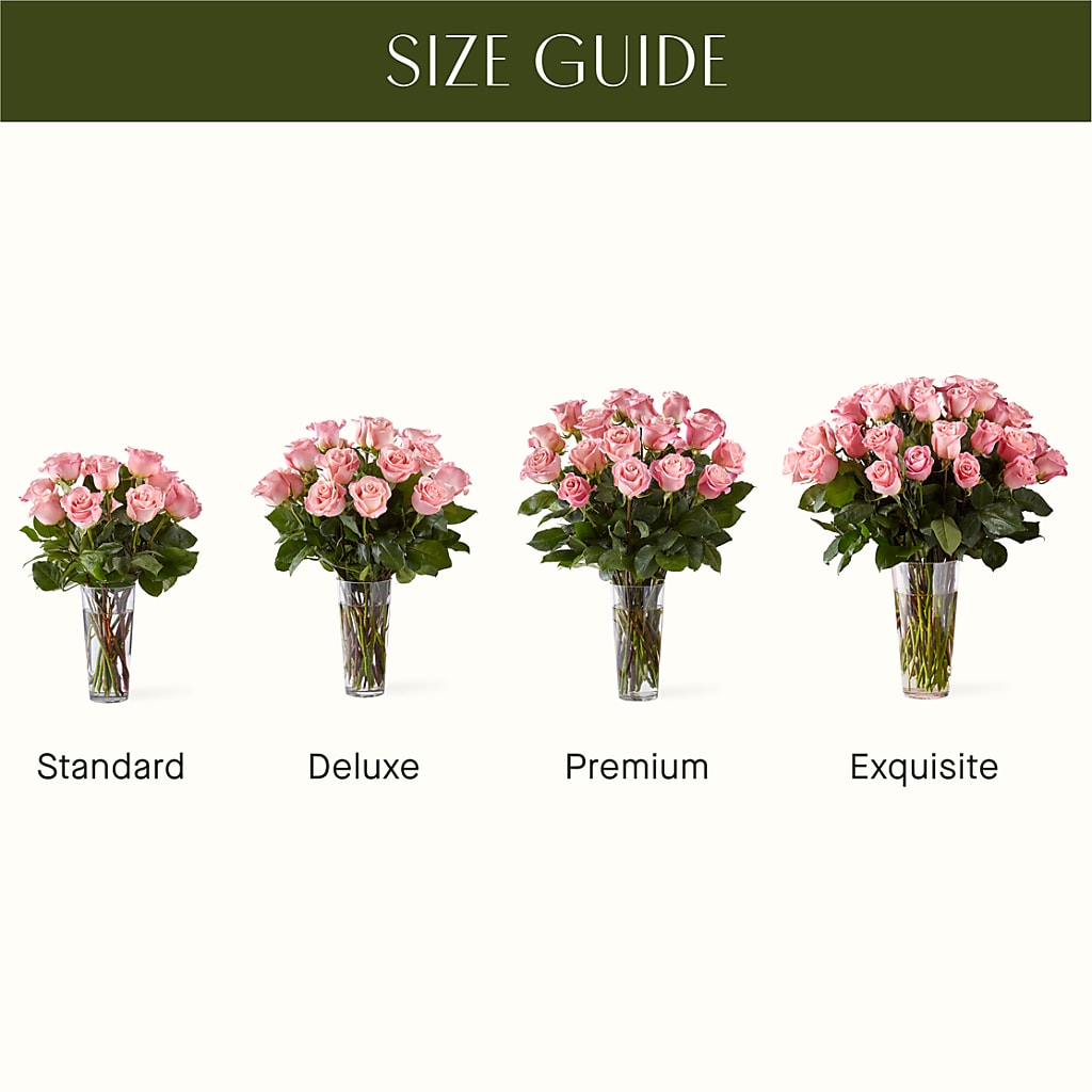 Long Stem Pink Rose Bouquet – Wilderness Treasures, Pickford MI