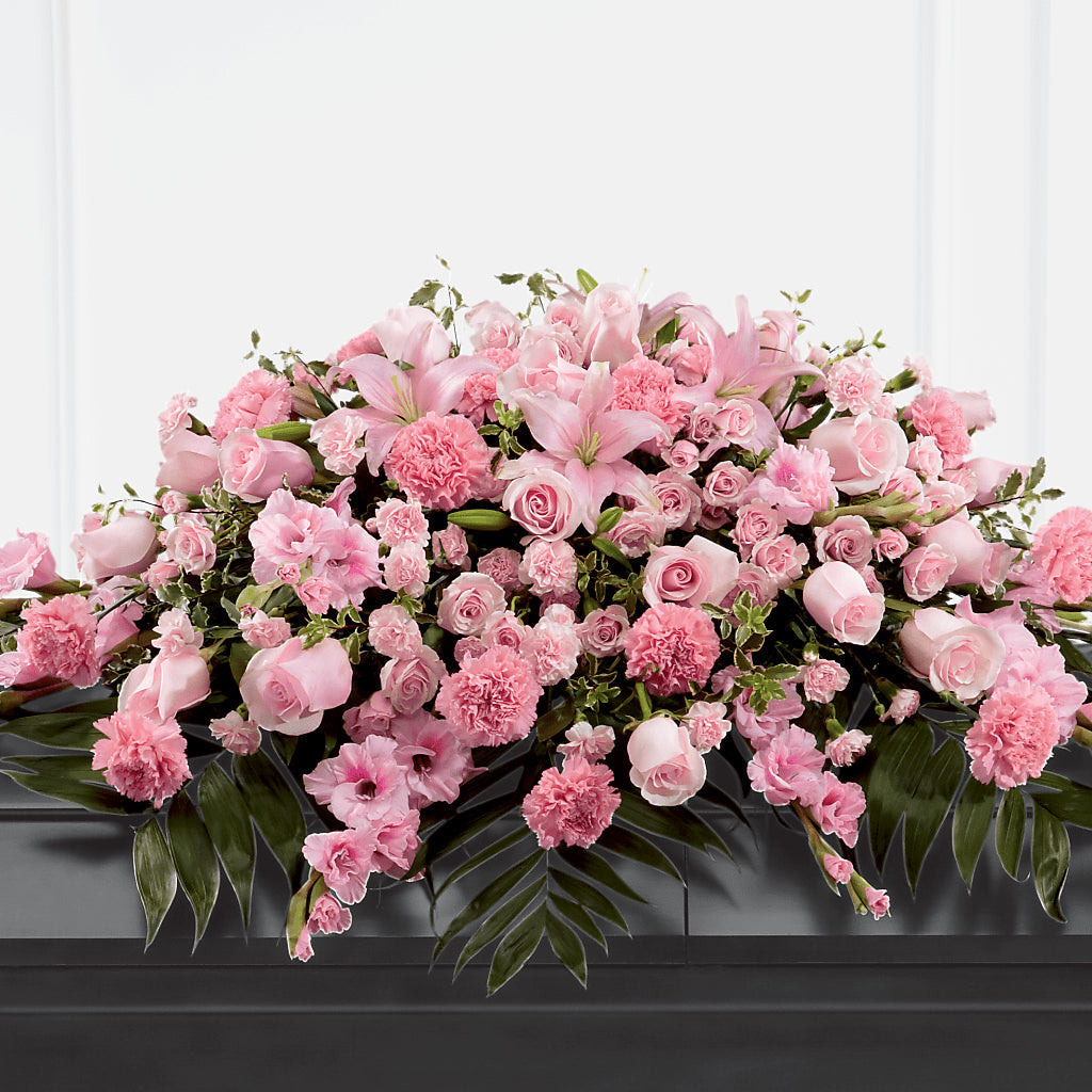 Garden of Comfort Casket Spray (Standard) – Wilderness Treasures, Pickford MI