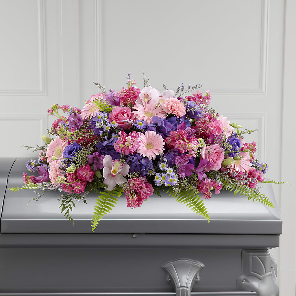 Glorious Garden Casket Spray – Wilderness Treasures, Pickford MI