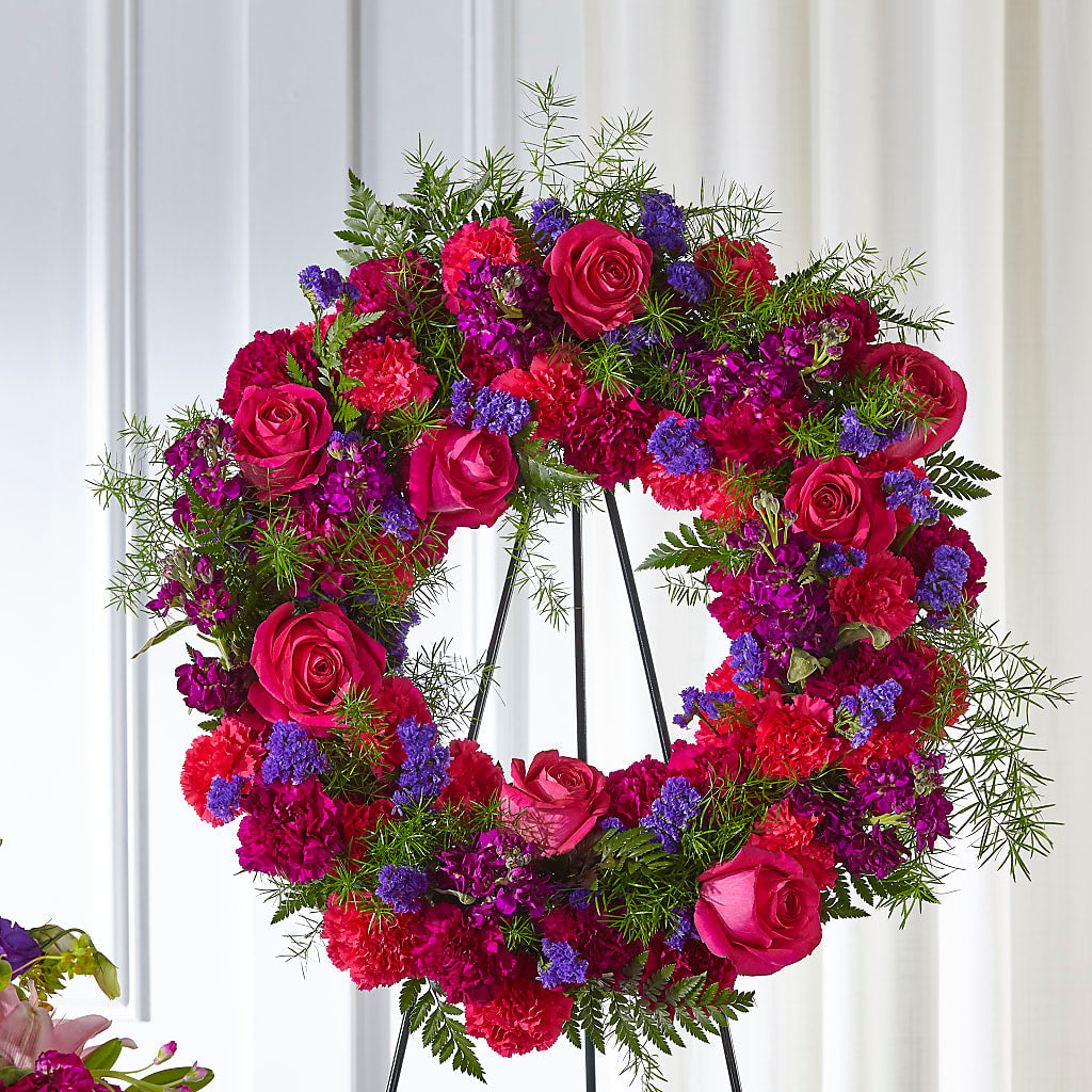 Calming Colors Wreath – Wilderness Treasures, Pickford MI