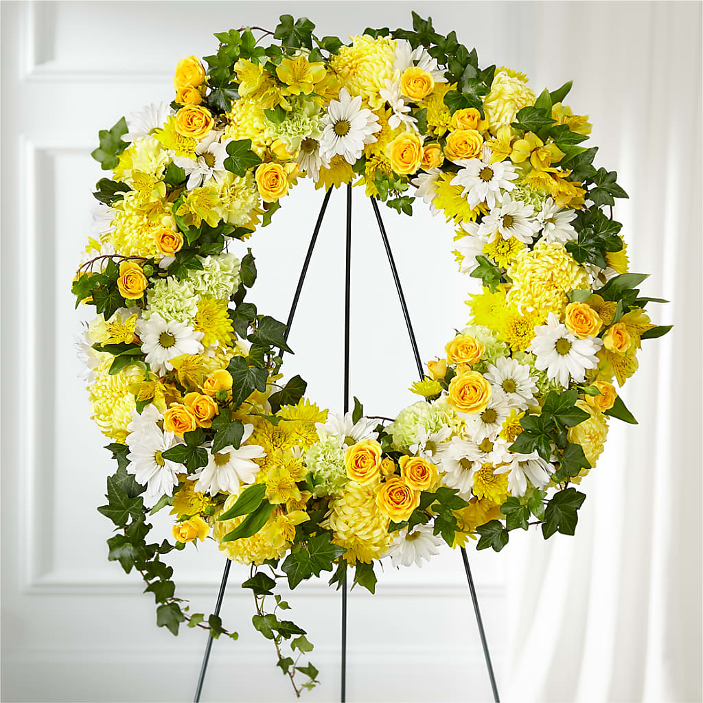 Golden Remembrance Wreath – Wilderness Treasures, Pickford MI