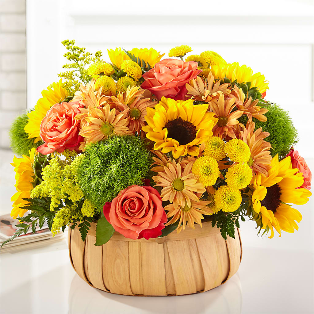 Harvest Sunflower Basket – Wilderness Treasures, Pickford MI