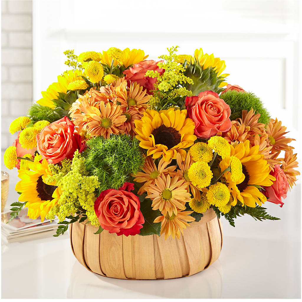 Harvest Sunflower Basket – Wilderness Treasures, Pickford MI