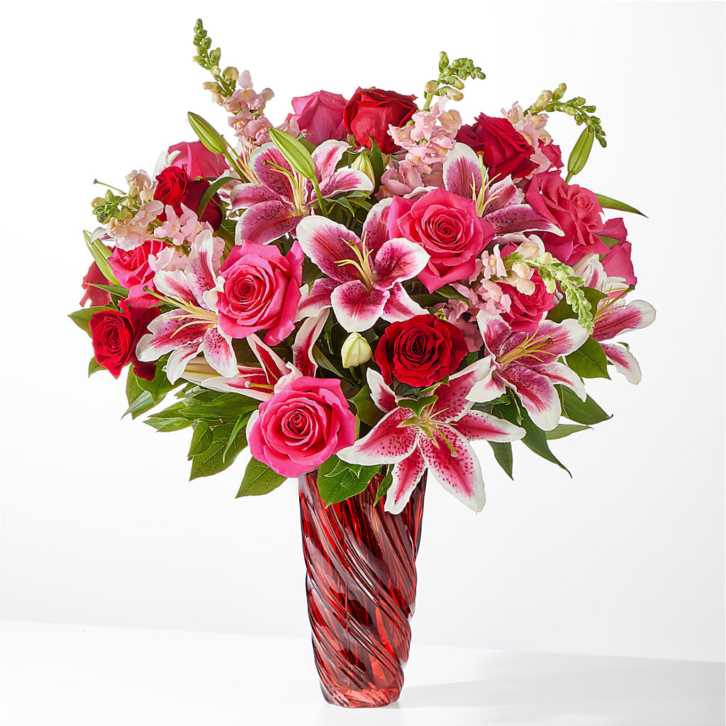 Always You Bouquet with Luxe Swirl Vase – Wilderness Treasures, Pickford MI