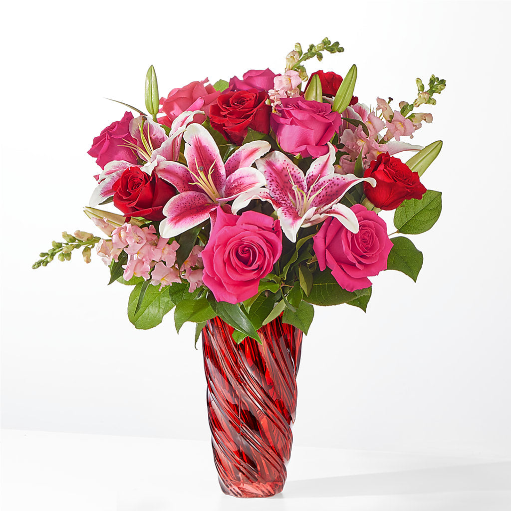 Always You Bouquet with Luxe Swirl Vase – Wilderness Treasures, Pickford MI
