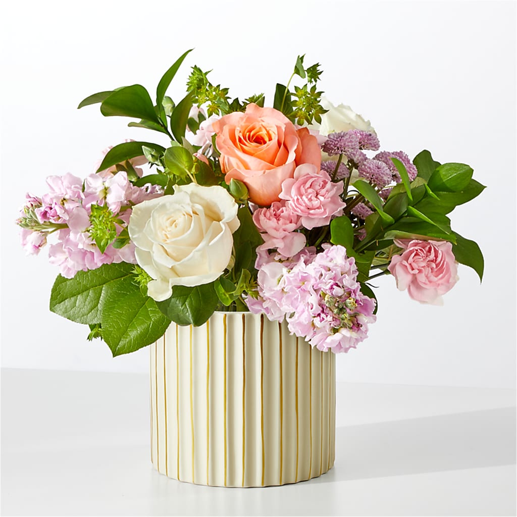 French Market Bouquet with Ivory Vase – Wilderness Treasures, Pickford MI