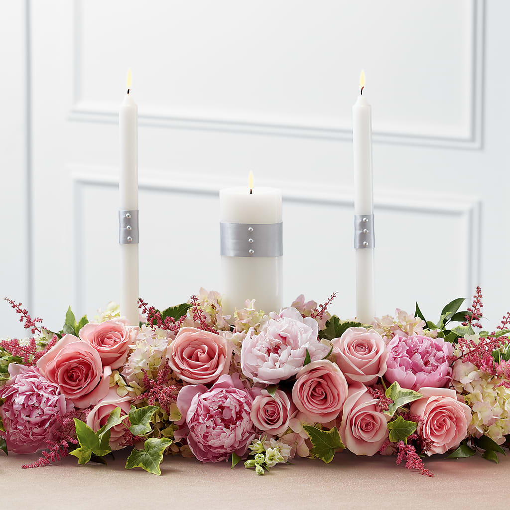Worldwide Romance Unity Candle Arrangement – Wilderness Treasures, Pickford MI