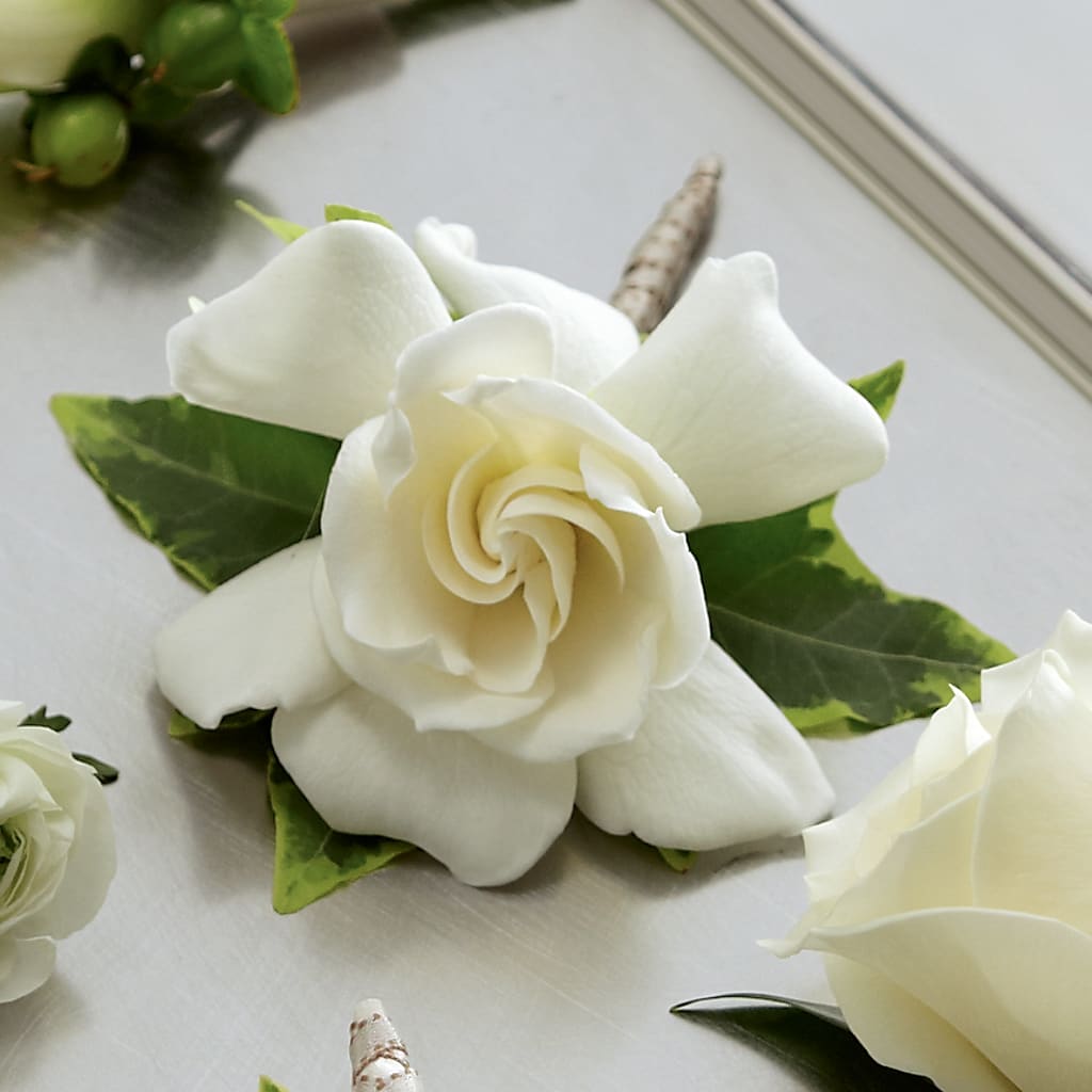 Gardenia Boutonniere – Wilderness Treasures, Pickford MI