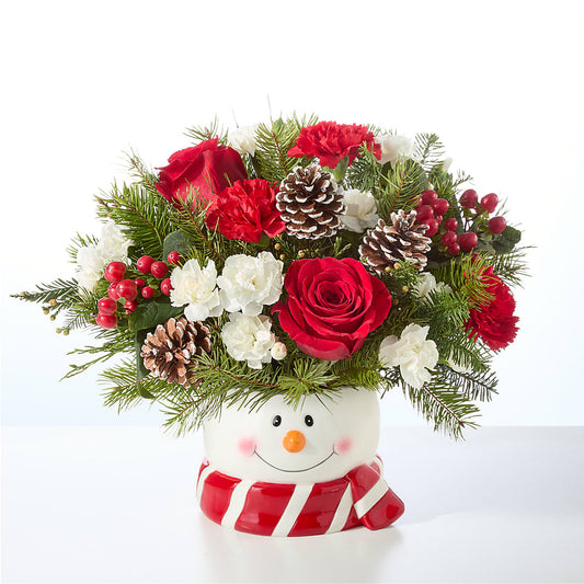 Jolly Snowman Bouquet –  Wilderness Treasures, Pickford MI