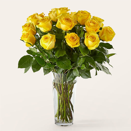 Long Stem Yellow Rose Bouquet –  Wilderness Treasures, Pickford MI