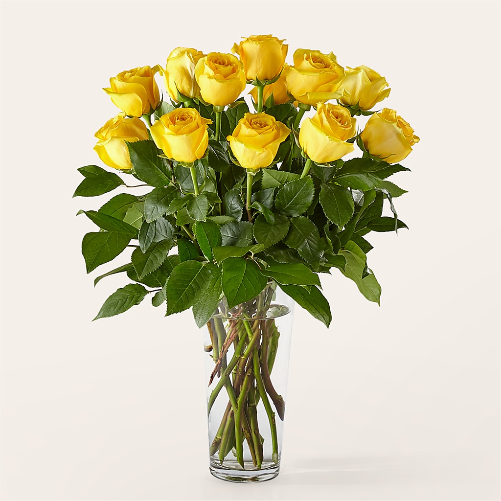 Long Stem Yellow Rose Bouquet –  Wilderness Treasures, Pickford MI