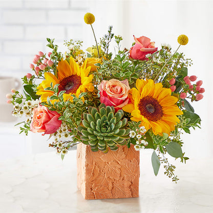 Sunflower Season Bouquet –  Wilderness Treasures, Pickford MI
