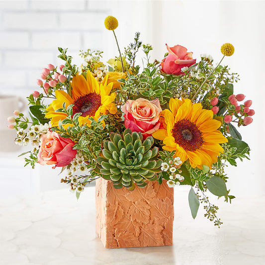 Sunflower Season Bouquet –  Wilderness Treasures, Pickford MI