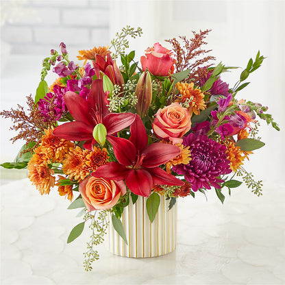 Burgundy Landscape Bouquet –  Wilderness Treasures, Pickford MI