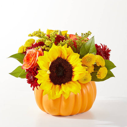 Golden Gourd Pumpkin Bouquet –  Wilderness Treasures, Pickford MI