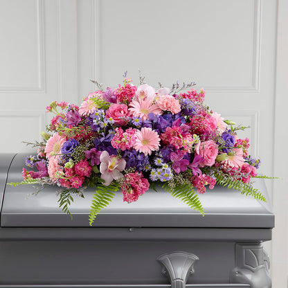 Glorious Garden Casket Spray –  Wilderness Treasures, Pickford MI