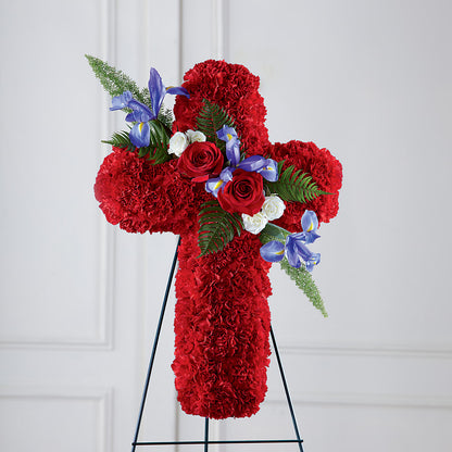 Faithful Hero Floral Cross –  Wilderness Treasures, Pickford MI