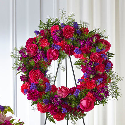 Calming Colors Wreath –  Wilderness Treasures, Pickford MI