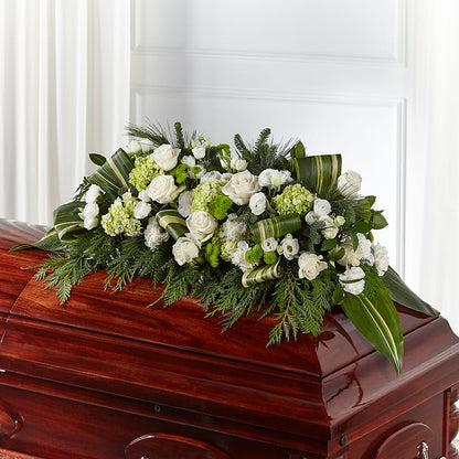 Hopeful Gesture Casket Spray –  Wilderness Treasures, Pickford MI