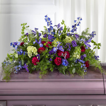 Always Treasured Casket Spray –  Wilderness Treasures, Pickford MI