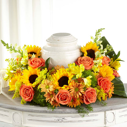 Faithful Sunflower Cremation Adornment –  Wilderness Treasures, Pickford MI