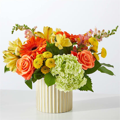 Autumn Sunshine Bouquet with Ivory Vase –  Wilderness Treasures, Pickford MI