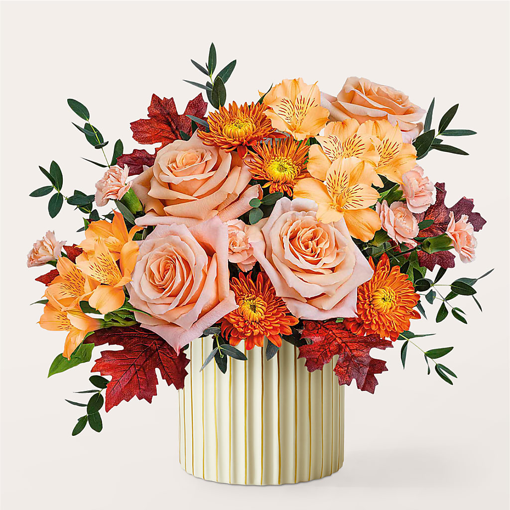 Spiced Latte Bouquet with Ivory Vase –  Wilderness Treasures, Pickford MI
