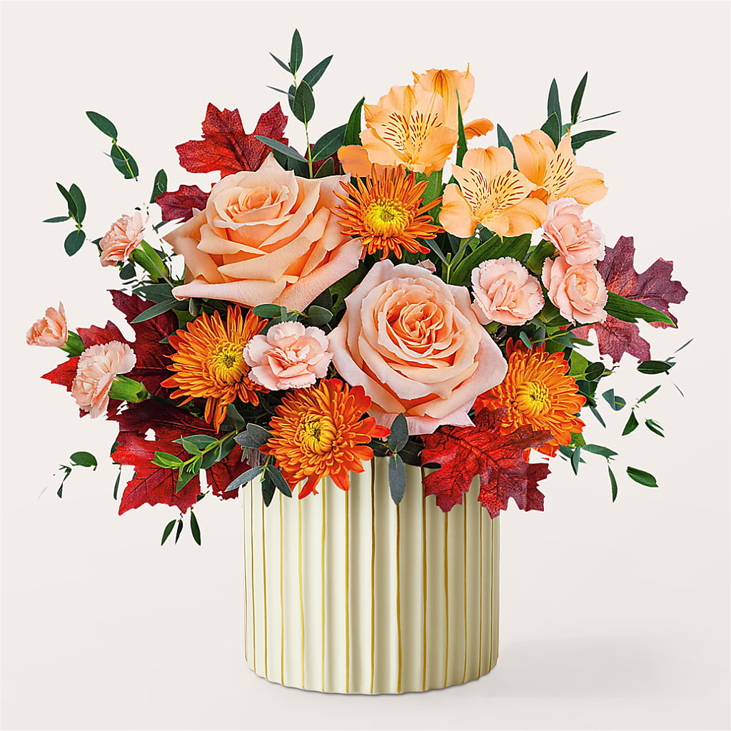 Spiced Latte Bouquet with Ivory Vase –  Wilderness Treasures, Pickford MI
