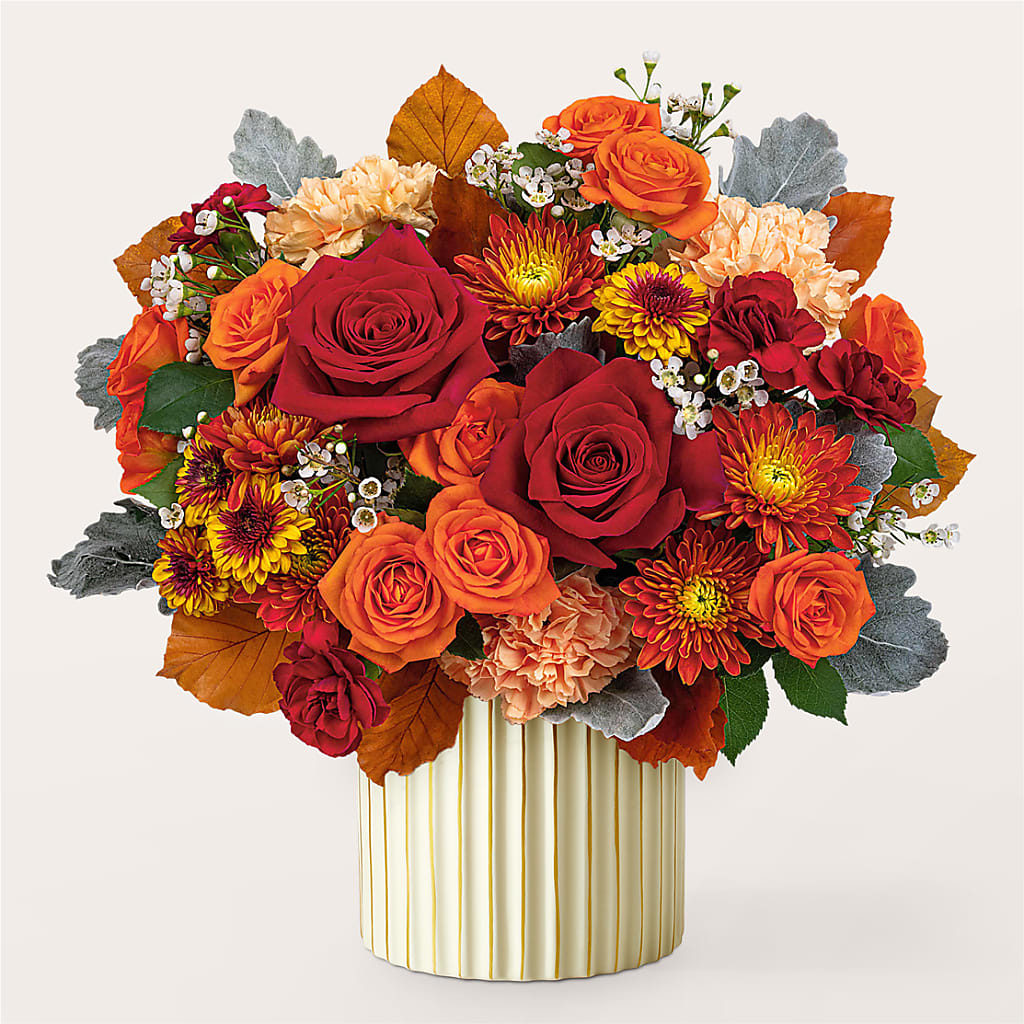 Merlot Bouquet with Ivory Vase –  Wilderness Treasures, Pickford MI