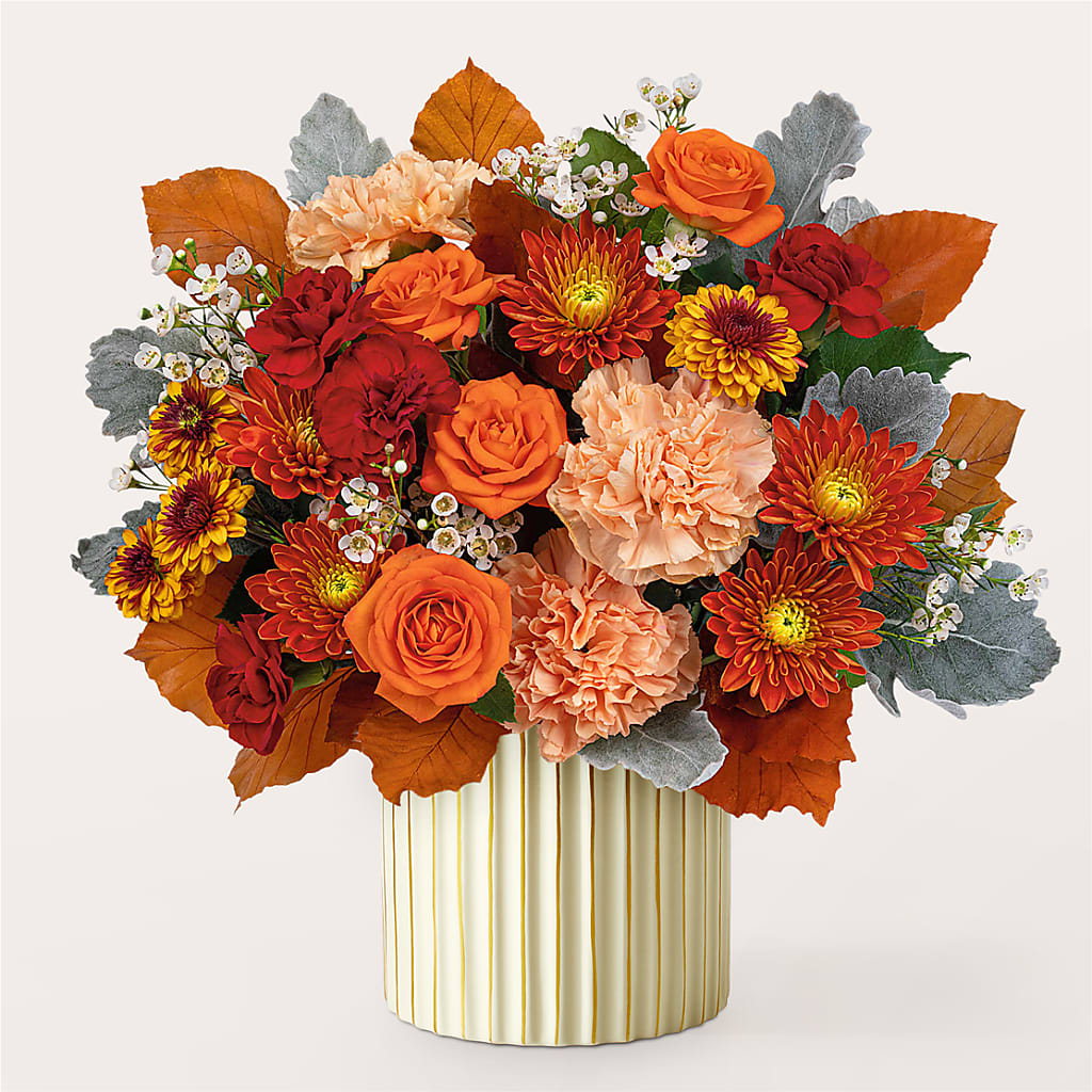 Merlot Bouquet with Ivory Vase –  Wilderness Treasures, Pickford MI