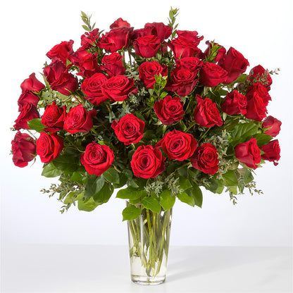 Forever Yours Fifty Stem Red Rose Bouquet –  Wilderness Treasures, Pickford MI
