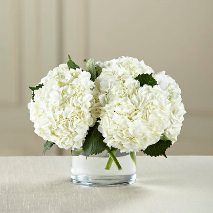 White Hydrangea Bouquet –  Wilderness Treasures, Pickford MI